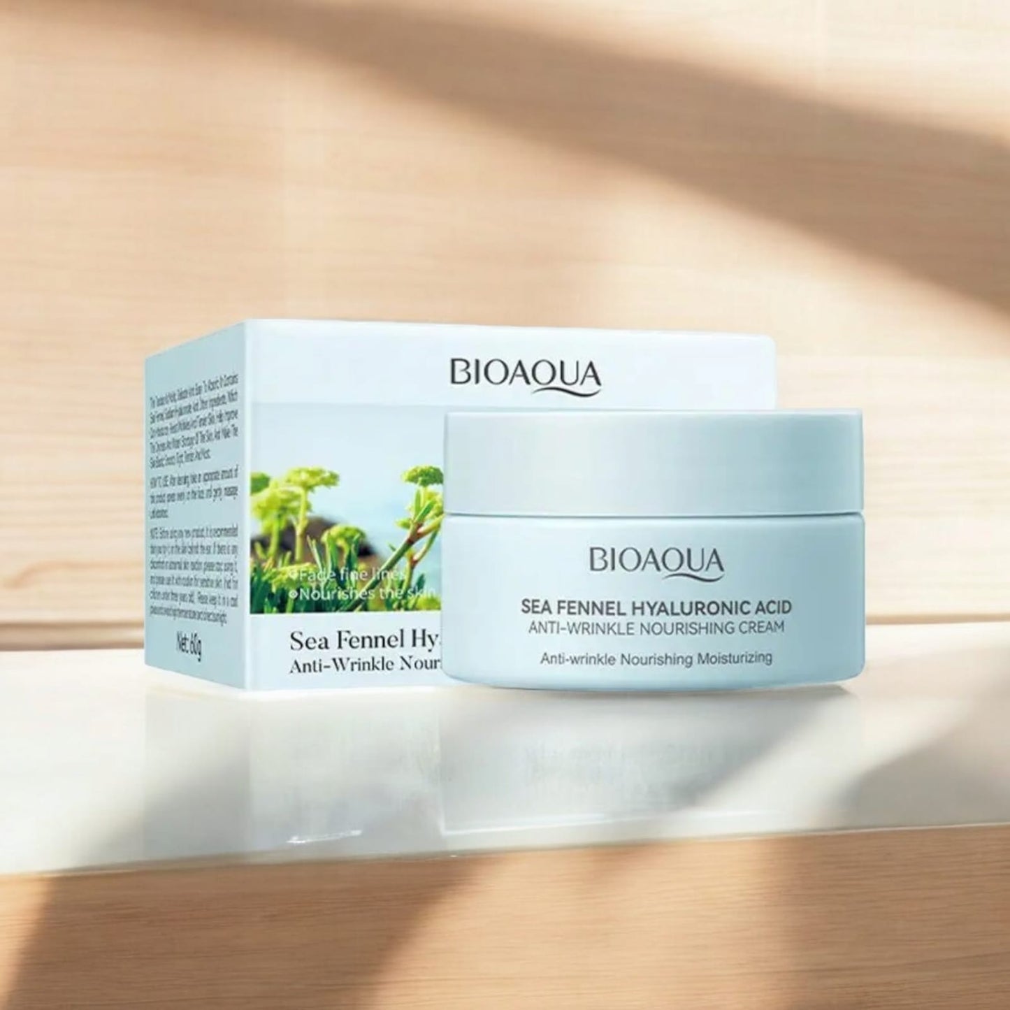 Crema Facial Ácido Hialurónico Hinojo Marino || BIOAQUA